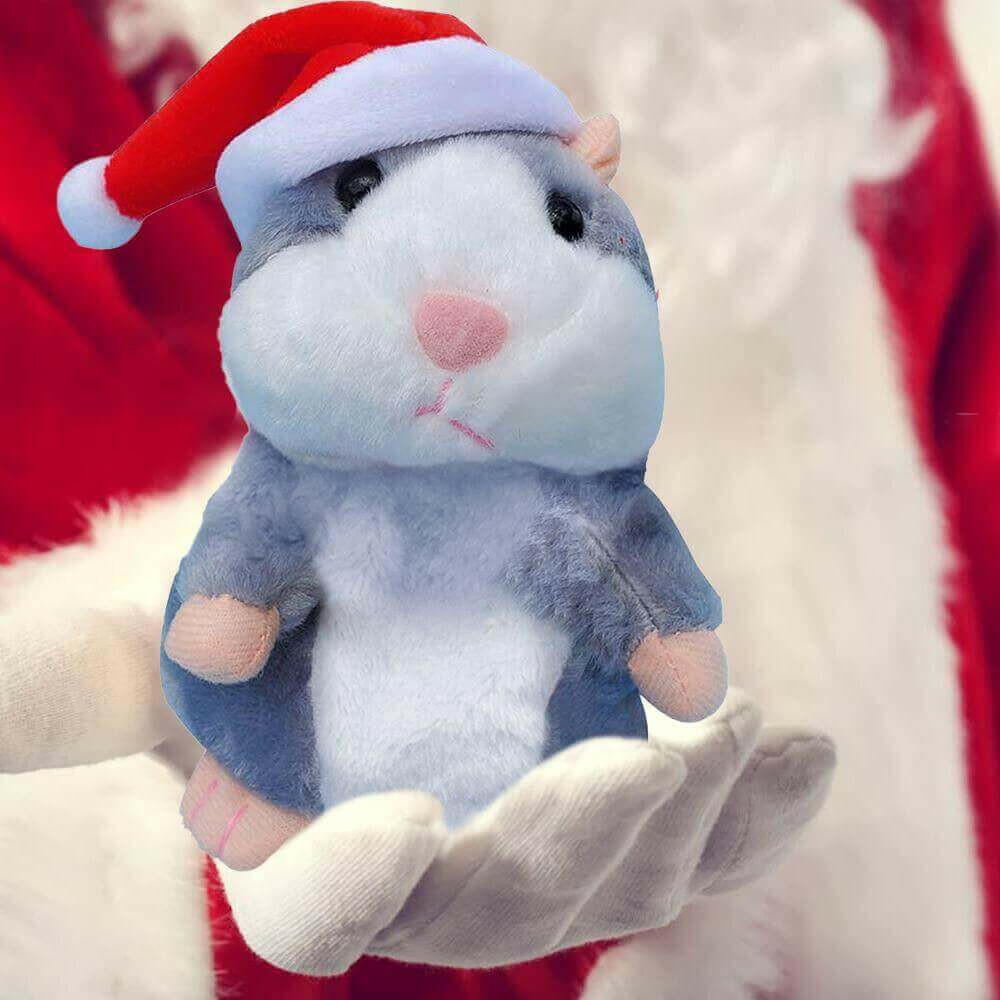 Talking Hamster Electronic Plush Mouse Pet Speak Sound Record Toy.