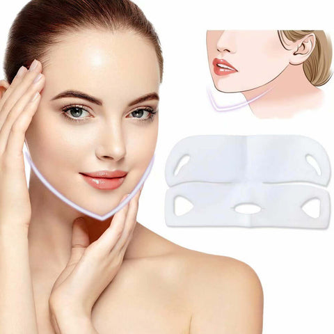 5Pcs V Shaped Firming Facial Masks Lifting Mask Face Slimming Mask