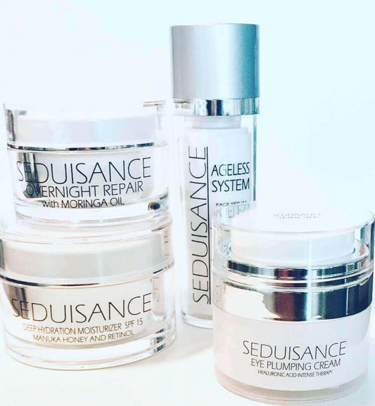 SEDUISANCE SKINCARE LINE.