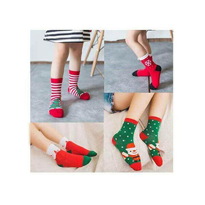 5 Pairs Children Christmas Socks.