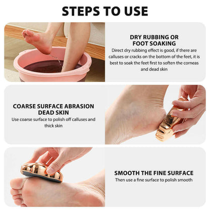 Exfoliate Foot Tool Foot Hard Dead Skin Pedicure Remover Scrubber.