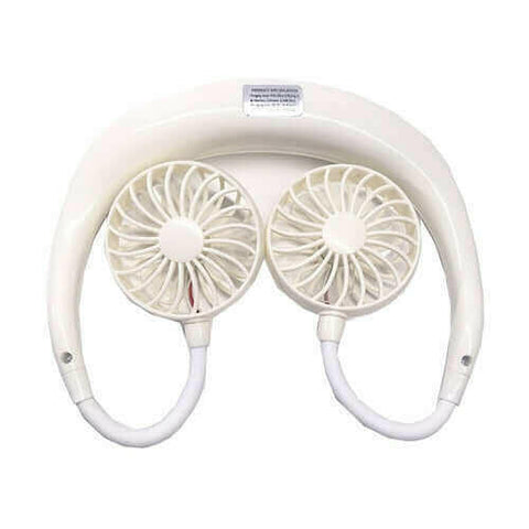 Beat The Heat Double Cool Cordless Breezy Mini Collar Fan