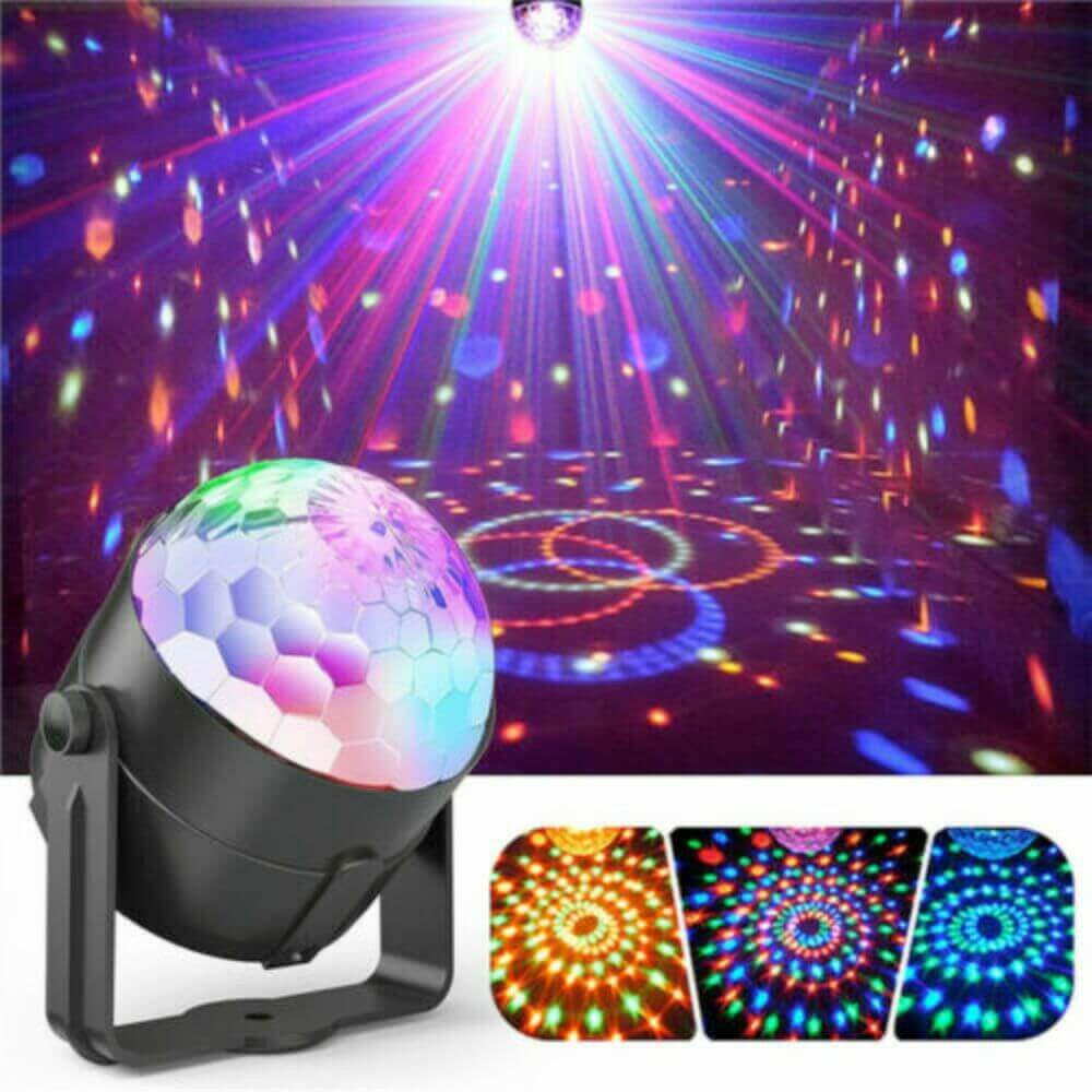 LED Party Projector Light with Sound Activation.