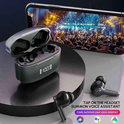 Dual Noise Cancelling True Wireless Earbuds Bluetooth Headphones.