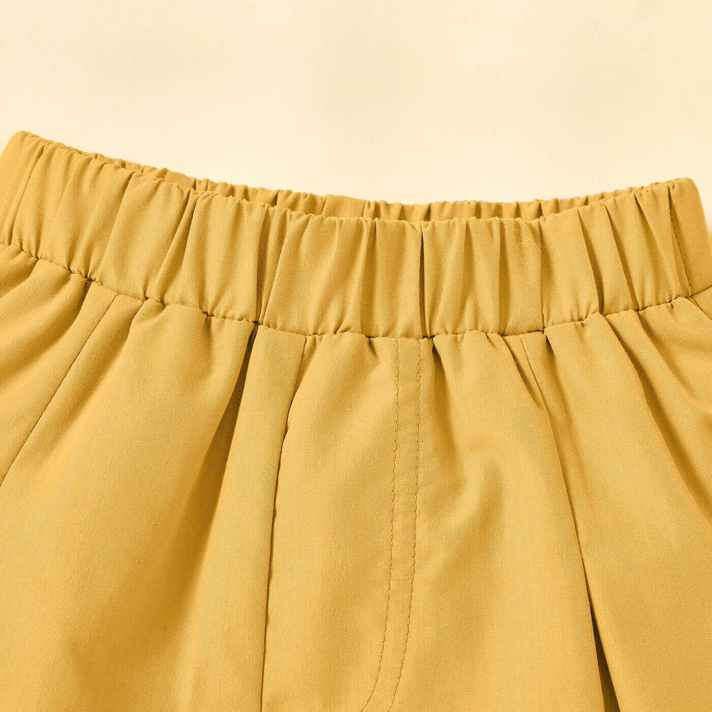 Kids Twist Front Waffle-Knit Tank and Shorts Set