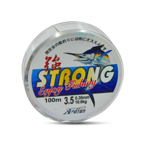 Durable Smoother Transparent Nylon Fishing Line 100 Meters.