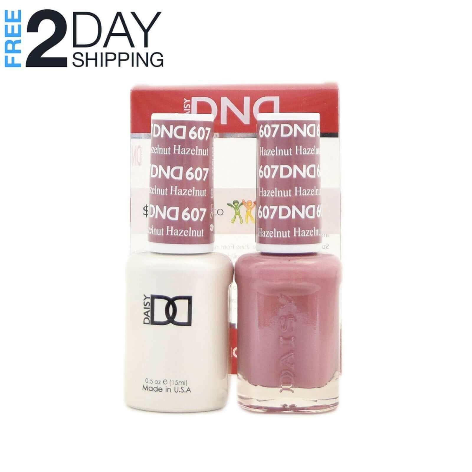 DND Gel Nail Polish & Nail Lacquer Set Soak Off Duo Set - #607.