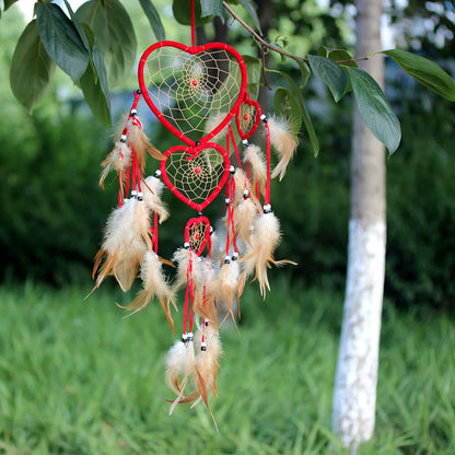 Five-Ring Dream Catcher Wall Hanging