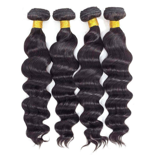 BeuMAX 10A Grade 3/4 Bundles Loose Body Wave Brazilian Human Hair.