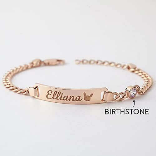 Baby Bracelet, Kid Birthday Gift, Name Bracelet Kid, Toddler Bracelet.