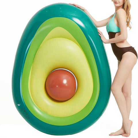 Inflatable Avocado Pool Float Pool Swimming Float Swimming Ring Pool.