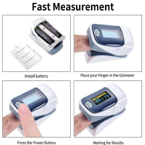 Portable Medical Fingertip Pulse Oximeter OLED Display Digital