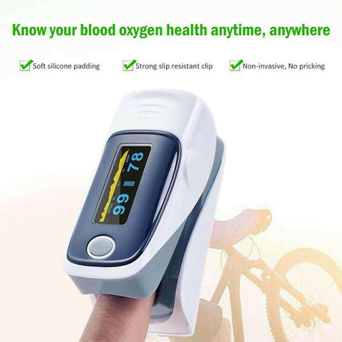 Portable Medical Fingertip Pulse Oximeter OLED Display Digital