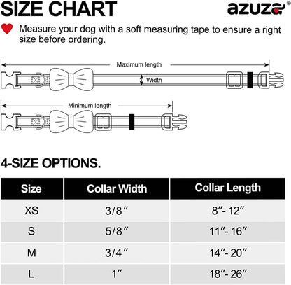 azuza Christmas Snowman Dog Collar with Removable Antler Bowtie