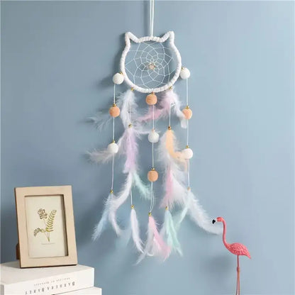 Decorative Dream Catcher with Feathers