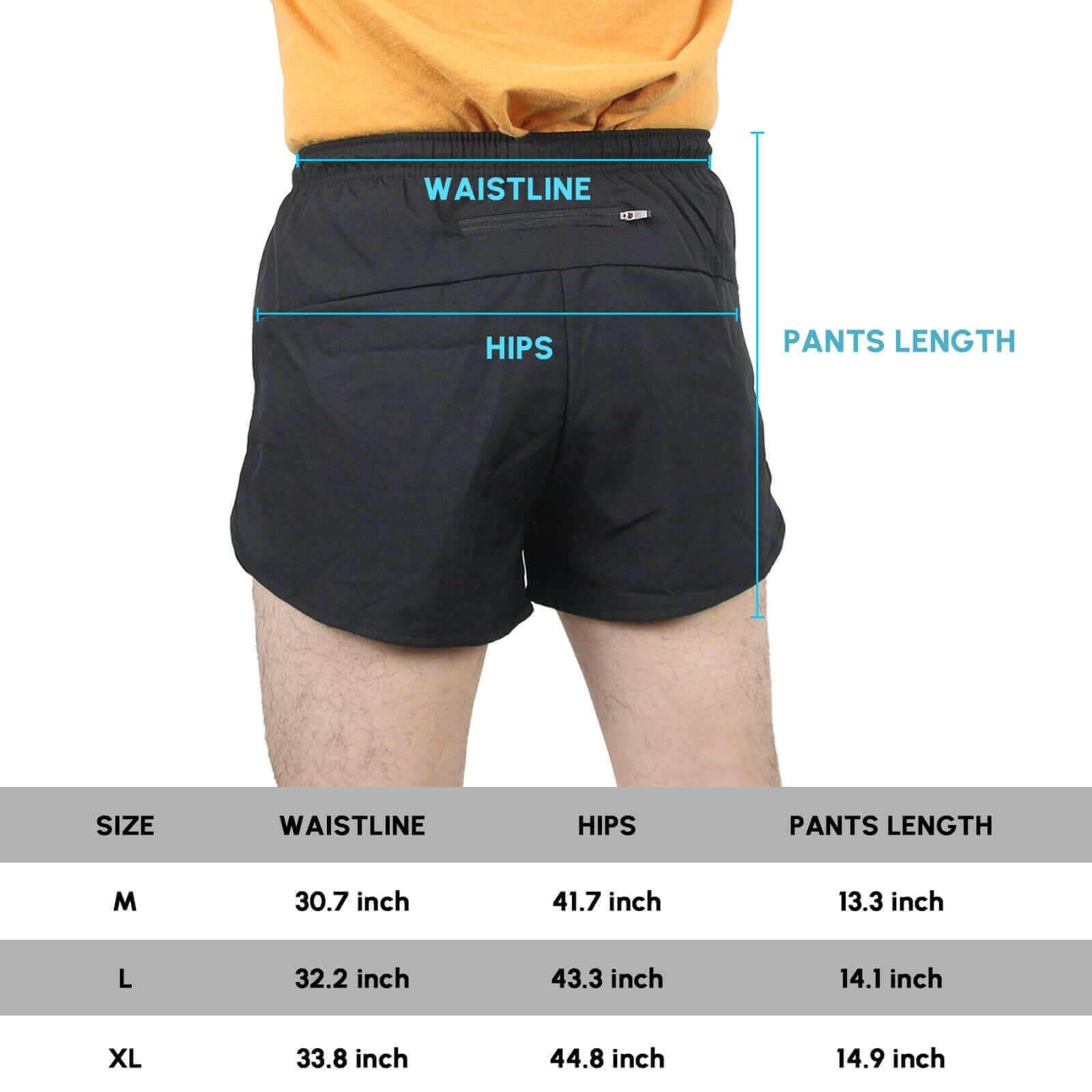 Men's Running Shorts Quick Dry Athletic Workout Comfortable Shorts.