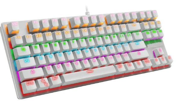 87-Key Mechanical Gaming Keyboard with RGB Lighting