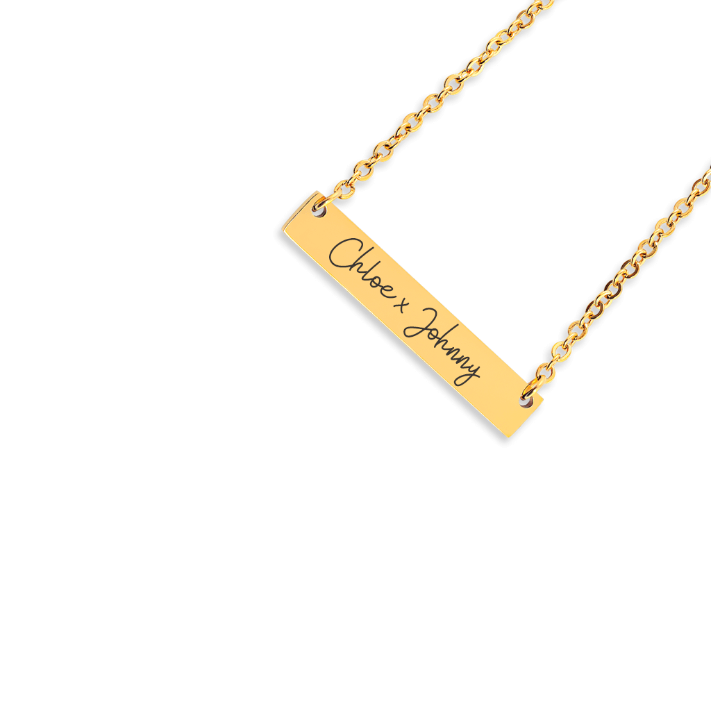 Jacki Easlick® Customize Horizontal Bar Necklace.