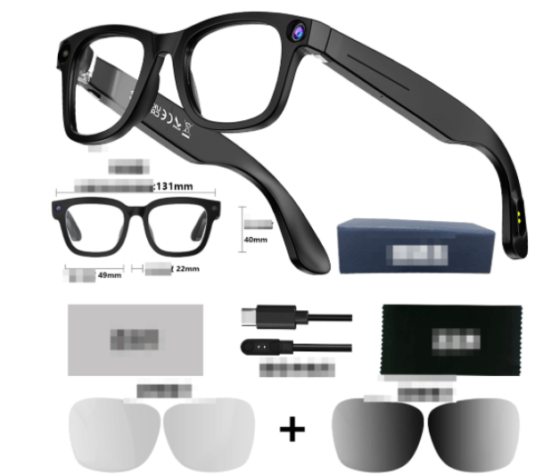 AI Camera Smart Glasses – Sunglasses &amp; Clear Lens Options