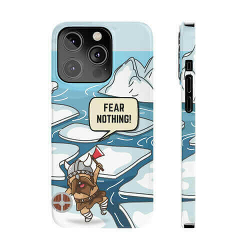 Viking Fear Nothing Super Slim Case for iPhone 14 series.