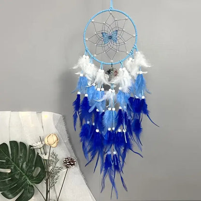 Fairy Butterfly Dream Catcher with Feathers