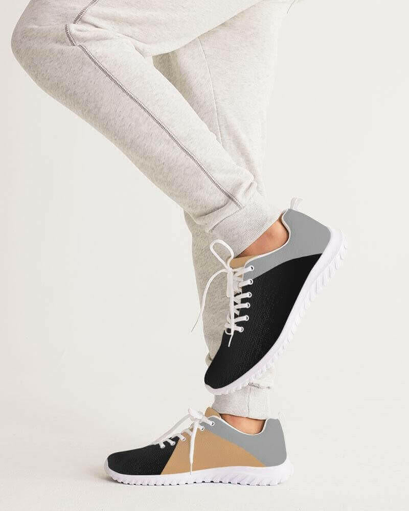 tricolor low top canvas sneakers