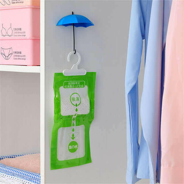 6Pcs Colorful Umbrella Wall Hook Key Hair Pin