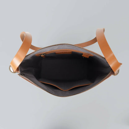 Jersey Leather Crossbody Bag