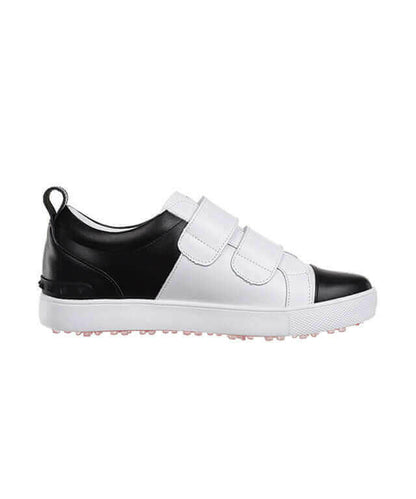 ANEW Golf: Men's Color Block Double Velcro Sneakers - Black.