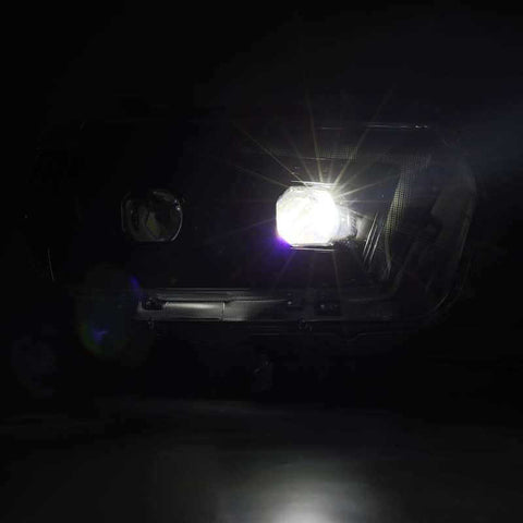 AlphaRex 10-13 Toyota 4Runner LUXX LED Proj Headlights Plank Style