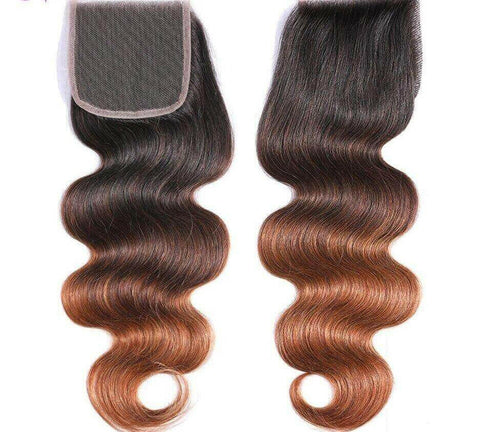 10A Grade #1B/4/30 Body Wave #1B/4/27 BUNDLES with CLOSURES & FRONTALS.