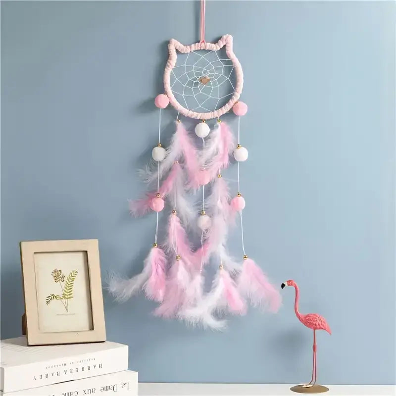 Decorative Dream Catcher with Feathers