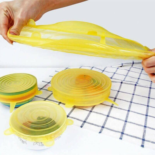 Reusable Stretchy Silicone Lids.