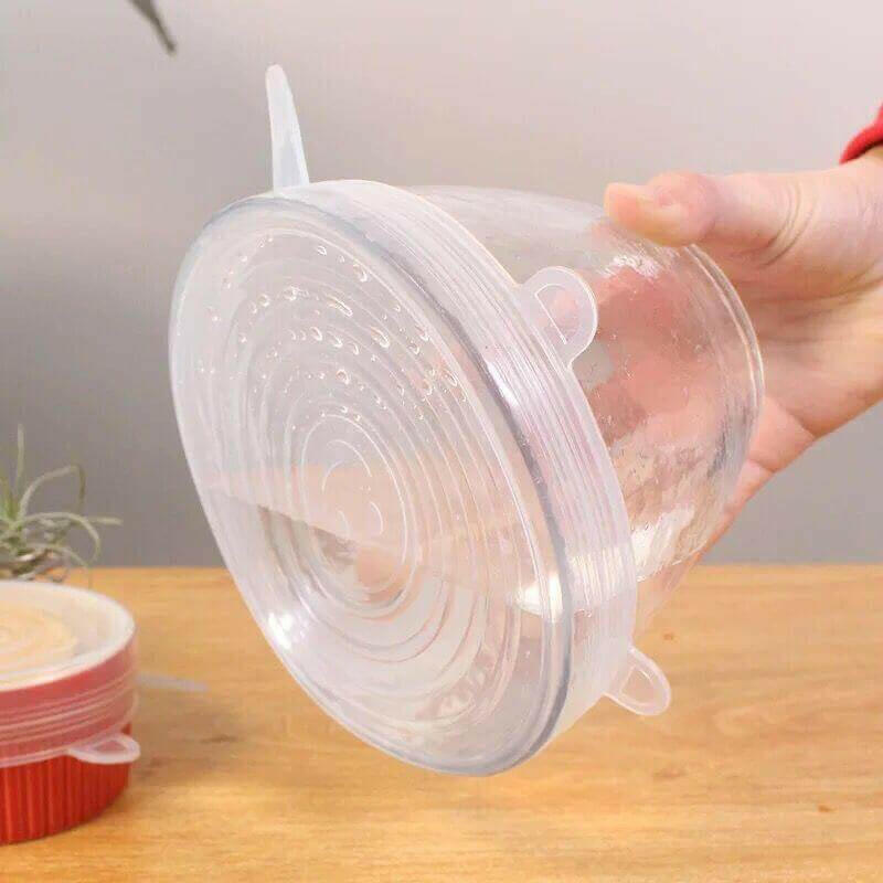 Reusable Stretchy Silicone Lids.