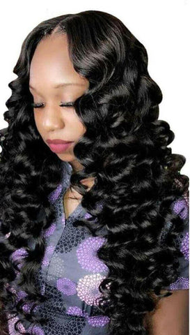 Loose Wave 10A Grade 3/4 bundles with 4x4 Closures & 13x4 Frontal.