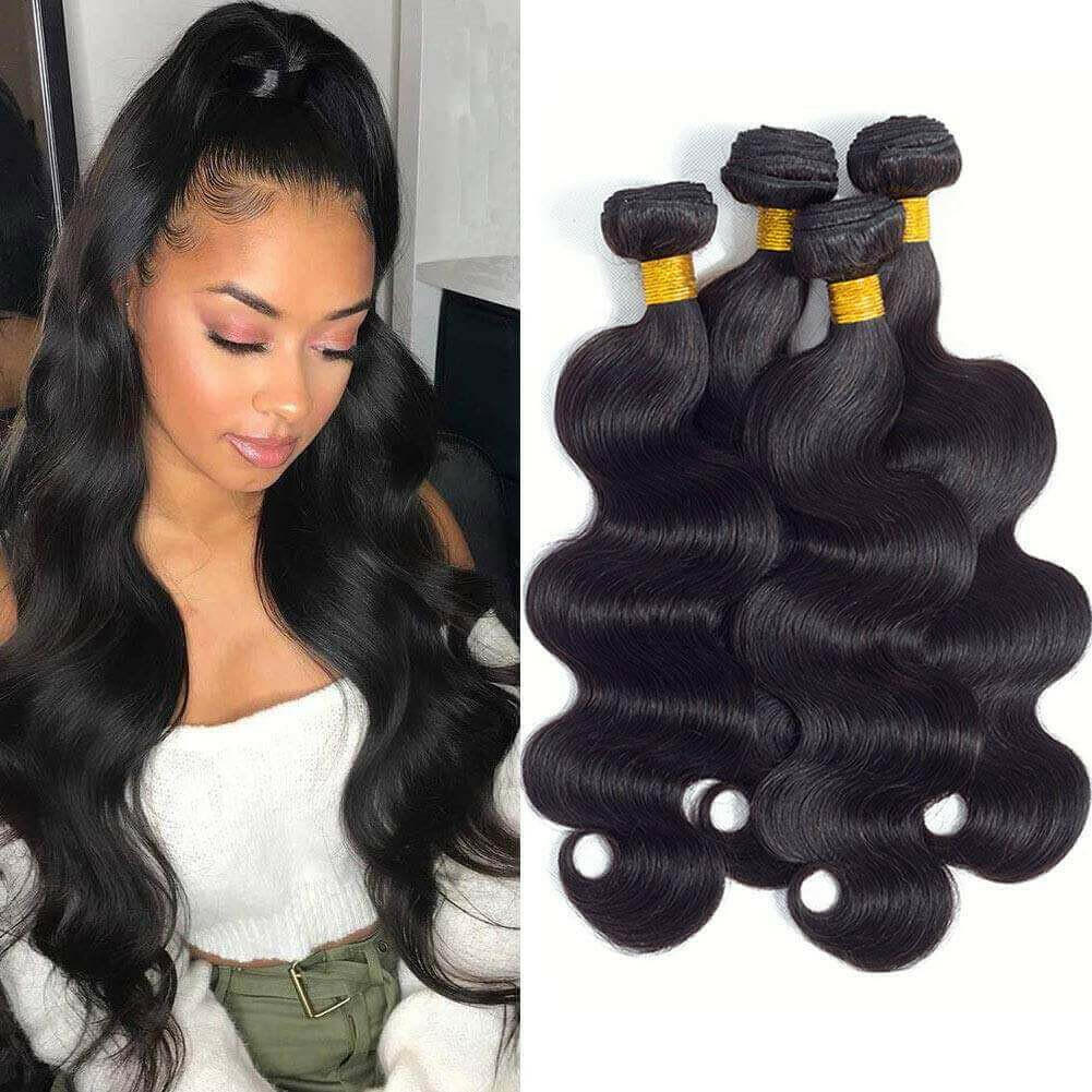 Wholesale 5/6/10/12 Bundles Brazilian Body Wave 10A Grade Human Hair B.