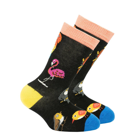 Kids Wild Birds Socks.