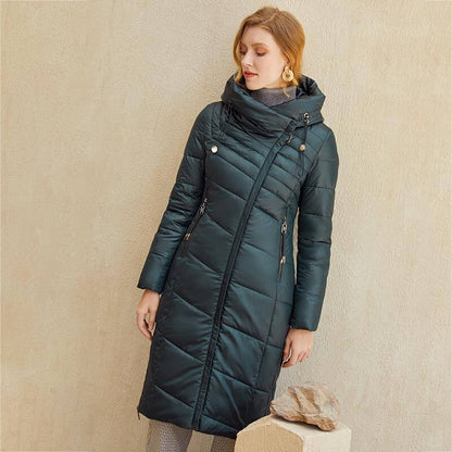 Warm Women Jackets With Elegant Parkas Jacket