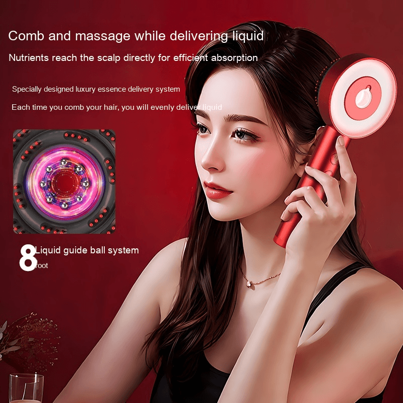 Scalp Massage Comb with Soft, Flexible Bristles