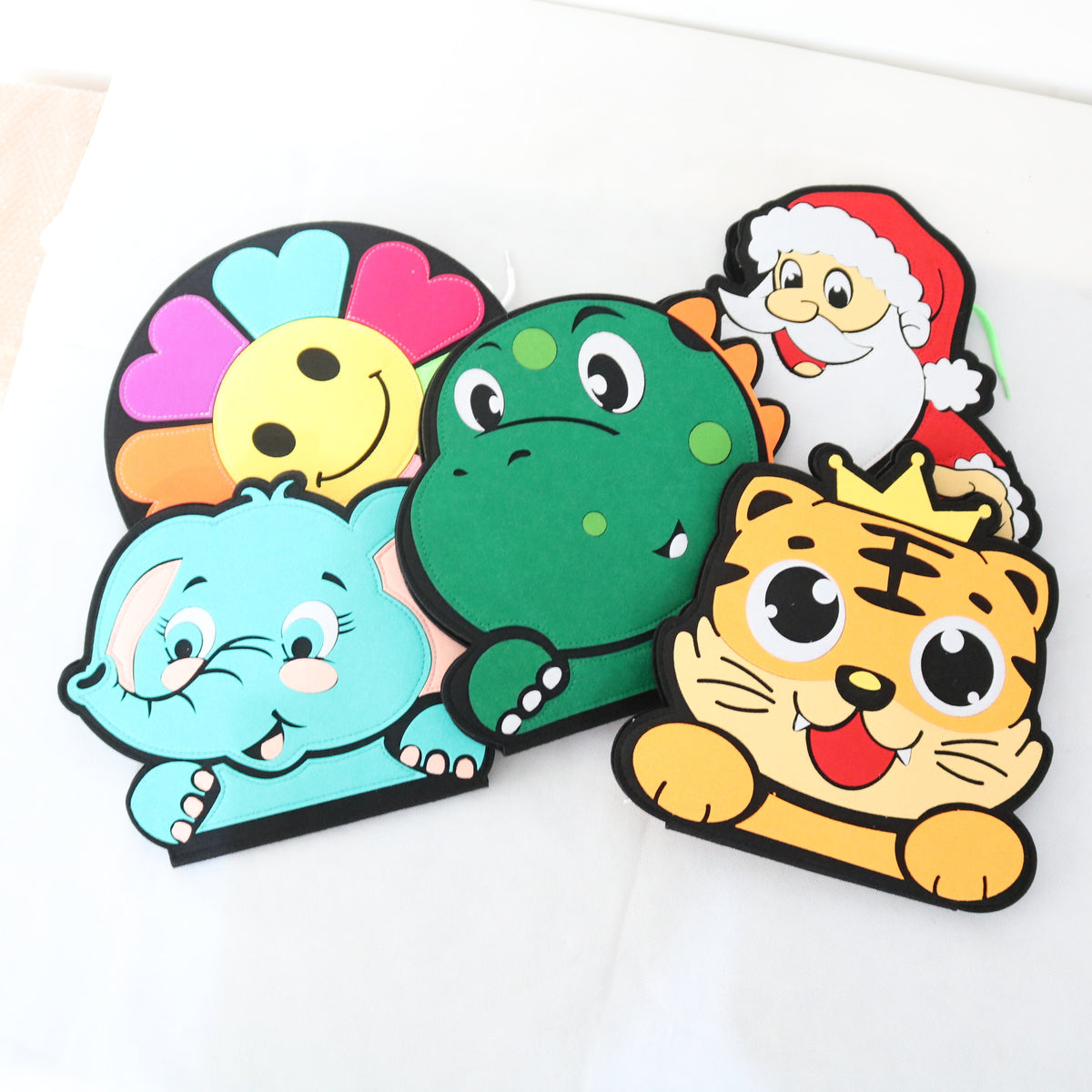 Montessori Busy Board with Felt Clothing for Kids