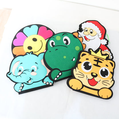 Montessori Busy Board with Felt Clothing for Kids