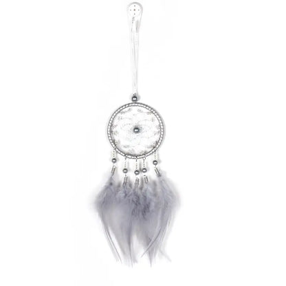 Car Dream Catcher Charm with Feather Tassel Pendant