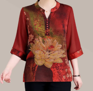 Sophisticated Summer Tops for Middle-Aged Women (One Piece)