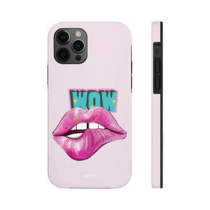 Sexy Lips Tough Case for iPhone with Wireless Charging.