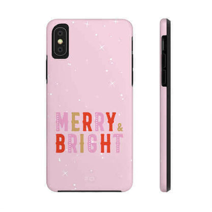 Merry & Bright Tough Case for iPhone with Wireless Charging.