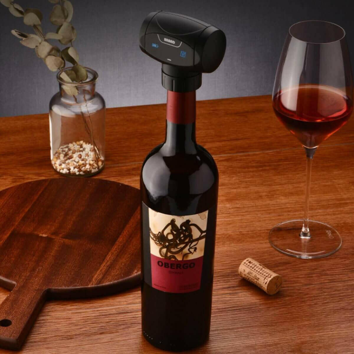 Napa King Auto Vacuum Wine Preserver Saver Cap.