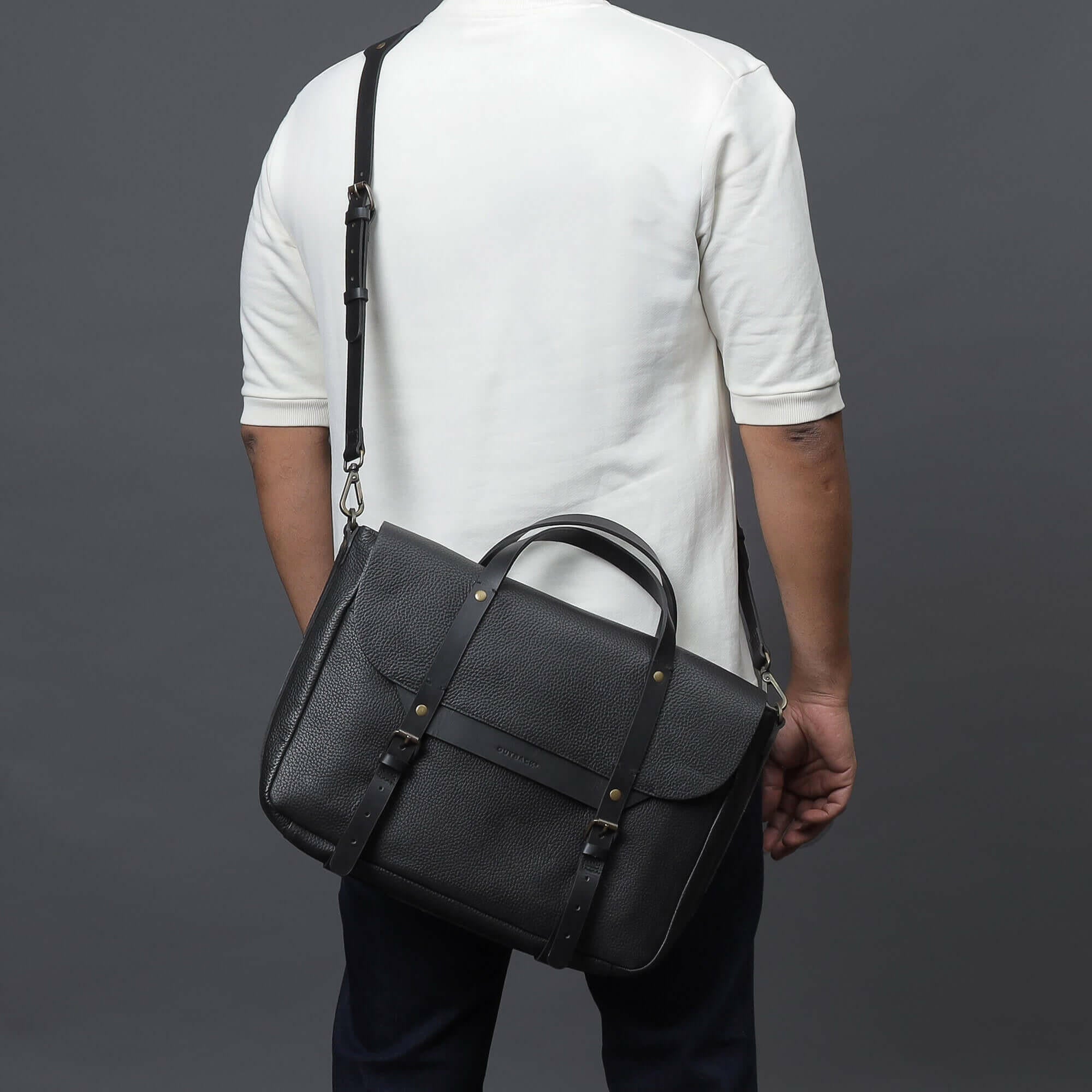 Oslo Leather Briefcase.