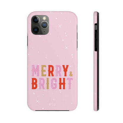 Merry & Bright Tough Case for iPhone with Wireless Charging.