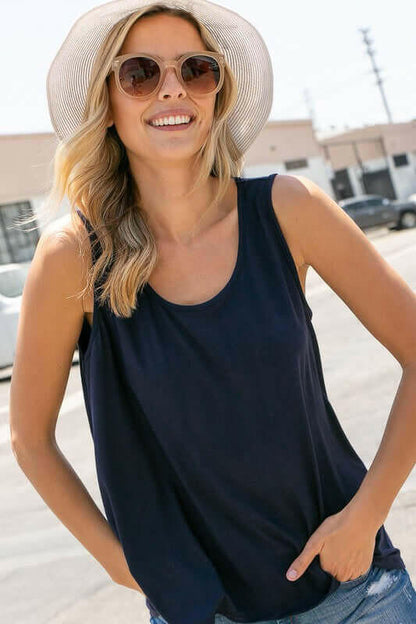 AMERICAN FLAG LASER CUT TANK TOP