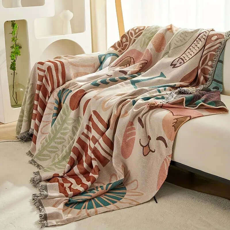 Boho Sofa Blanket